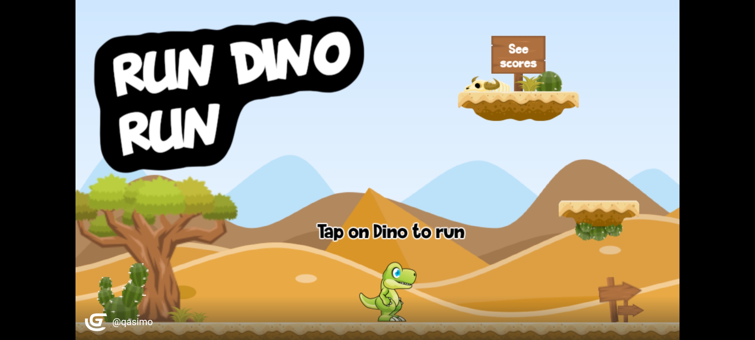 Run dino run by Qasim Riaz