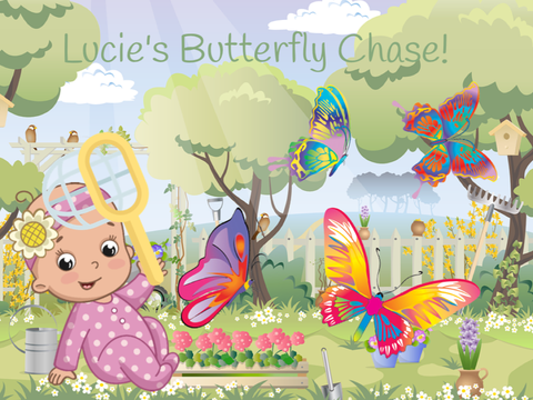 Lucie's Butterfly Chase!
