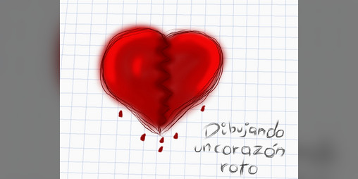 Cover image for Dibujando un corazón roto