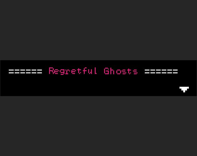Cover image for Regretful Ghosts