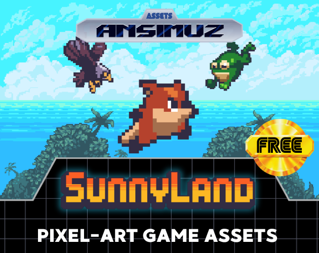 Sunny Land - Pixel Game Art Collection by ansimuz