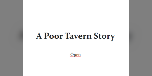 Cover image for A Poor Tavern Story
