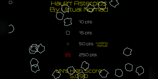 Cover image for Haulin' Asteroids