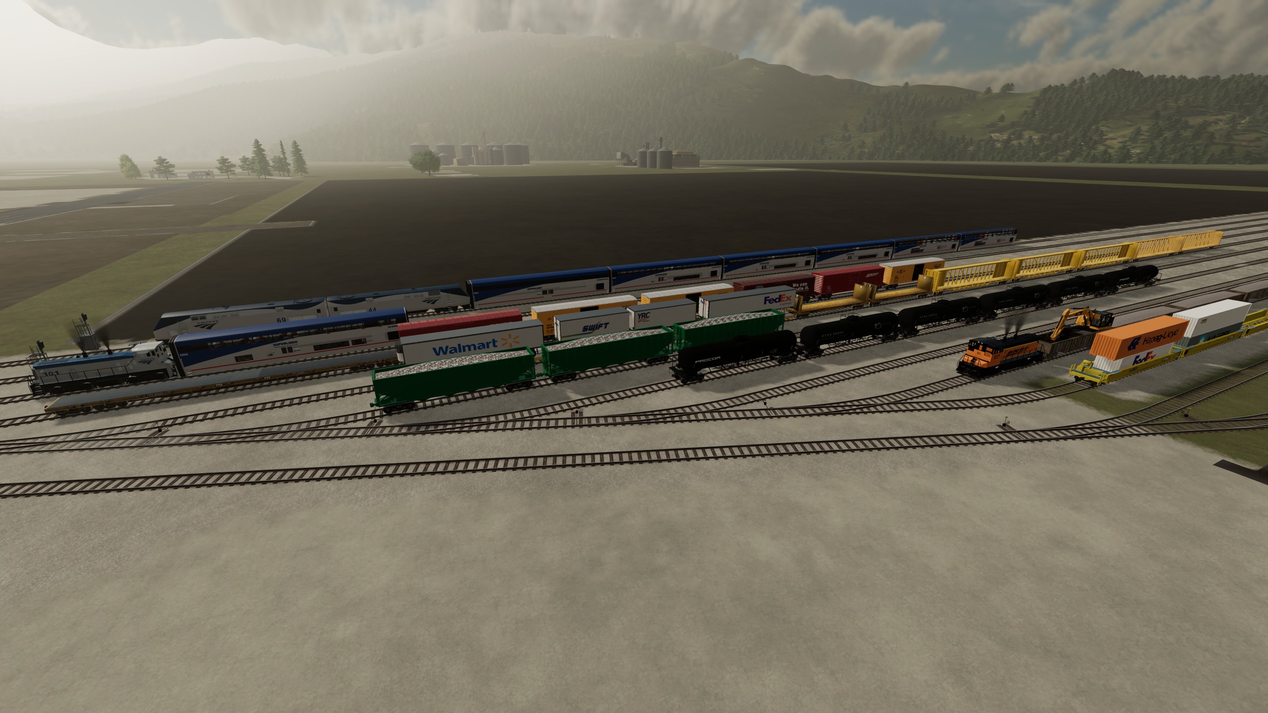 Placeable Railroad Track