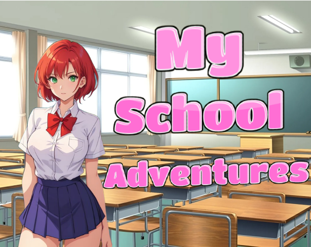 Cover art for My school adventures by savageteam1 — adult visual novel