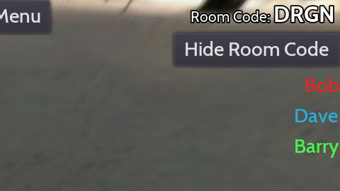 Room code: DRGN Hide Room Code Bob Dave Barry