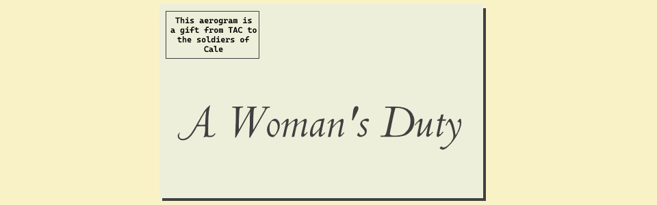 A Woman's Duty