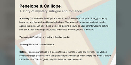 Cover image for Penelope & Calliope