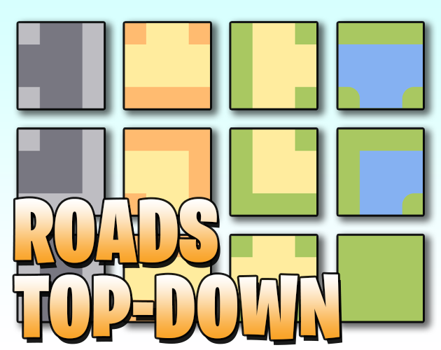 Top - Down Road System by PabloGameDev