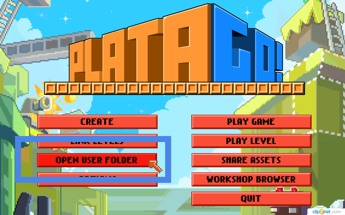 PlataGO! main menu