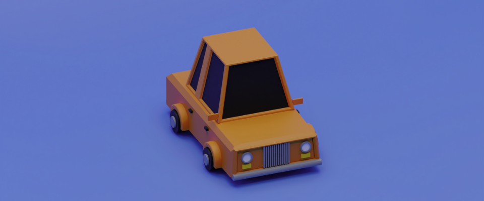 Free Cute Low Poly Car