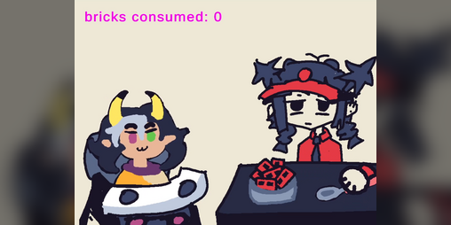 Cover image for lunchbox brick eating simulator