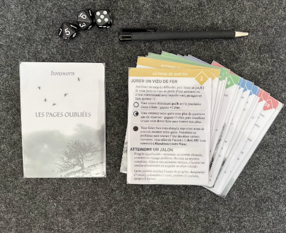 Cover image for Ironsworn - Deck des Pages Oubliées