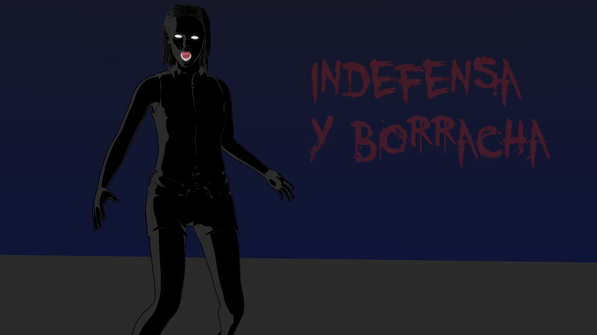 Indefensa y borracha