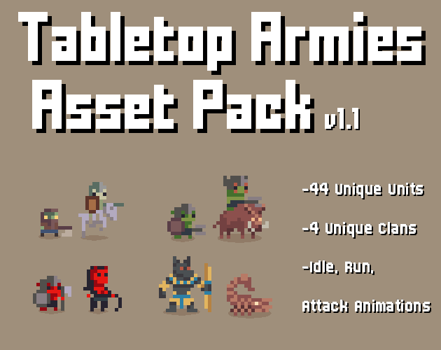Tabletop Armies - Asset Pack [16x16]