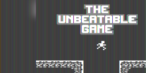 Cover image for THE UNBEATABLE GAME