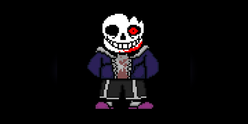 Horror sans horrortale remade battle sprite pixel art