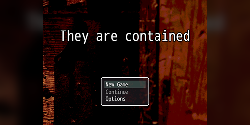 Cover image for They are Contained