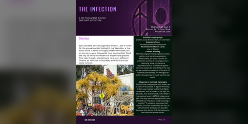 Cover image for The Infection - A Metahumans Rising Adventure
