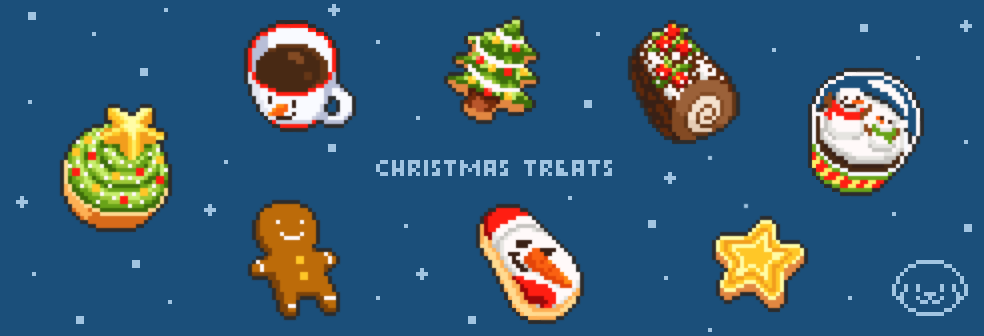 Pixel Christmas Treats 32x32 Icons!