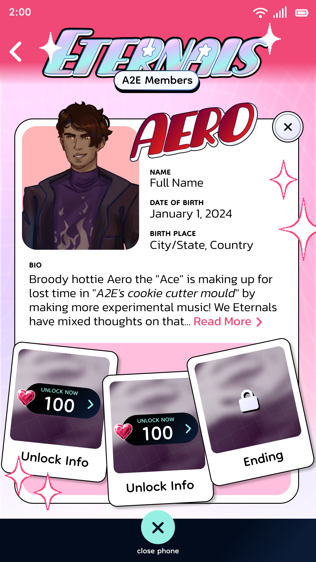 Boyband Hell - Aero Profile