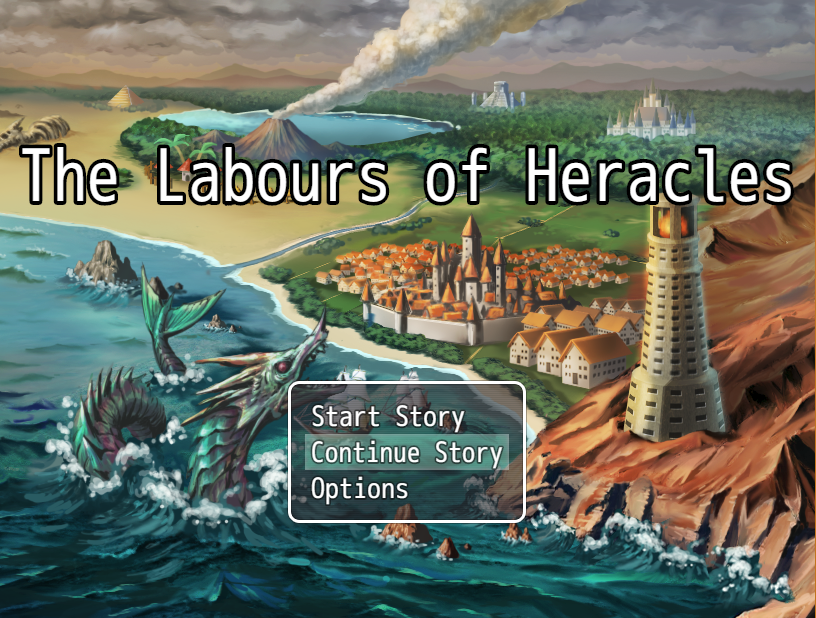 Cover image for The Labours of Heracles