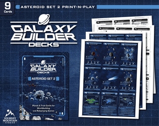 Galaxy Builder Decks: Asteroid Set 2  