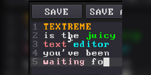 Textreme – A Juicy Text Processor