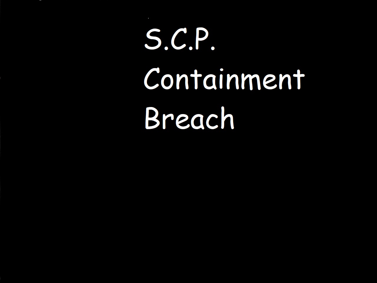 SCP Containment Breach MS Paint