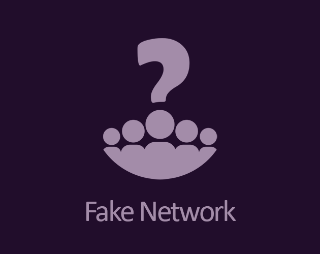 Cover image for Fake network
