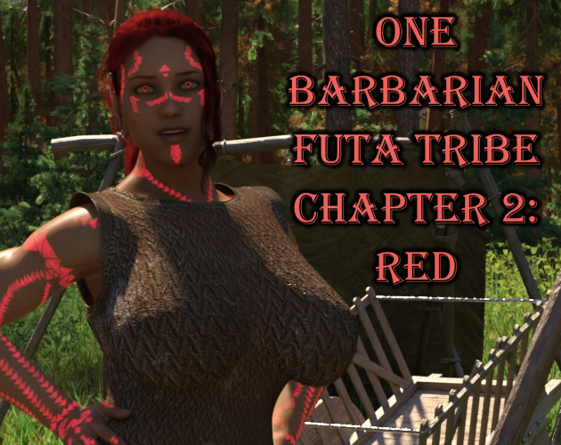 Cover image for One Barbarian Futa Tribe Chapter 2: Red
