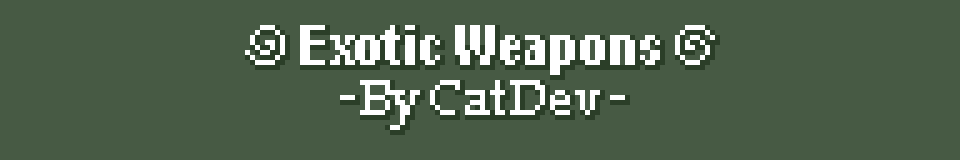 CatDev's Exotics Swords