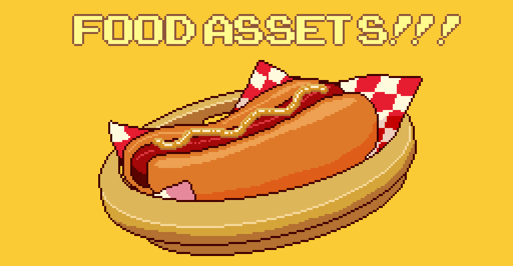 Food assets for beat em' up project