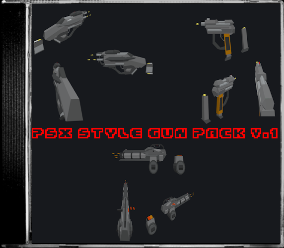 SCI-FI PSX Style Gun Pack - V1