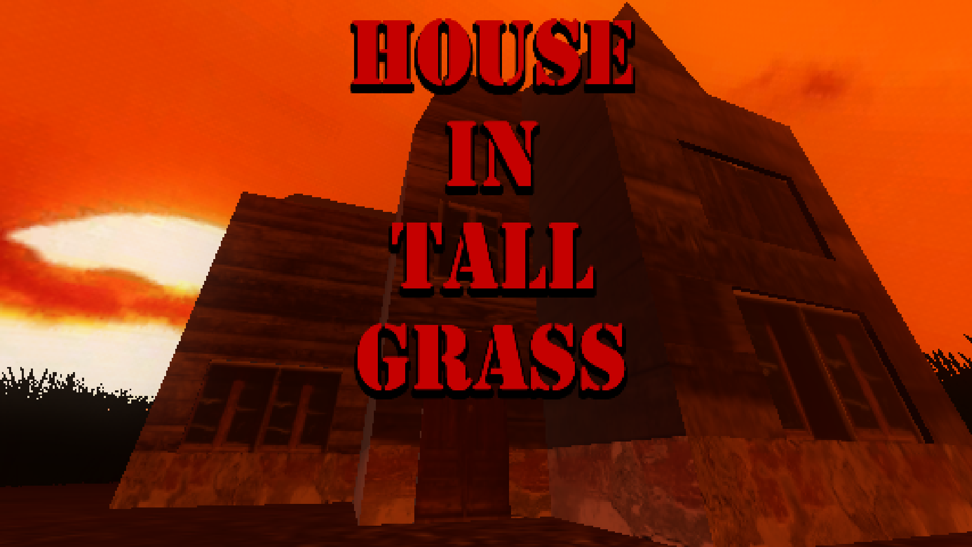House in the tall grass cover