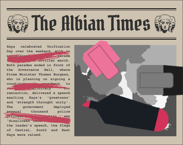 Cover image for The Albian Times