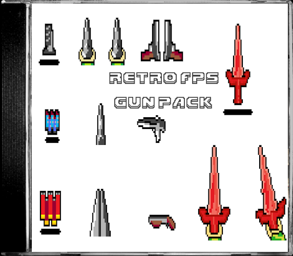 Retro Style FPS Gun Pack
