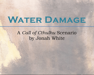 Water Damage - A CoC Scenario  