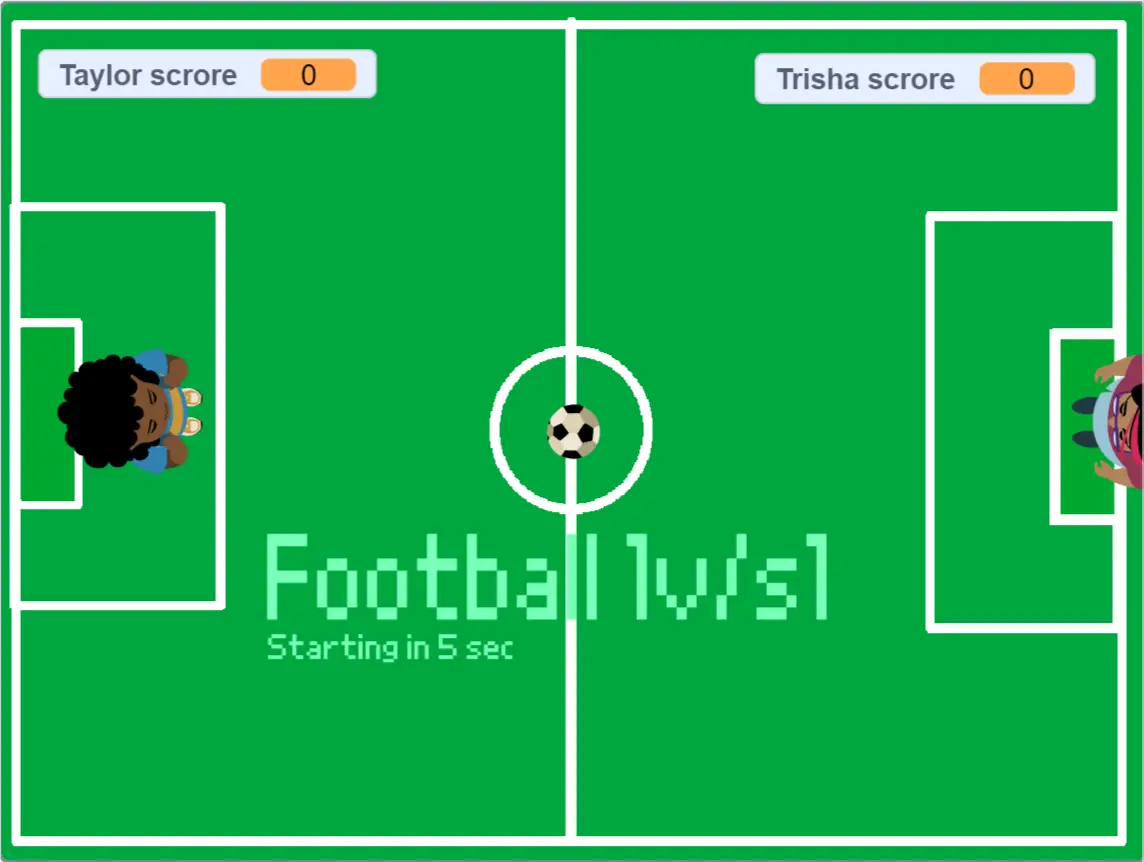 football 1vs1 by Technocraft-we create future for Decade Jam - itch.io