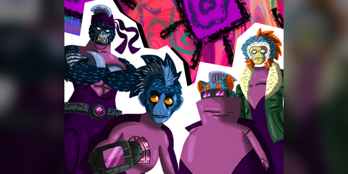 Cover image for Aqua Primate Punks