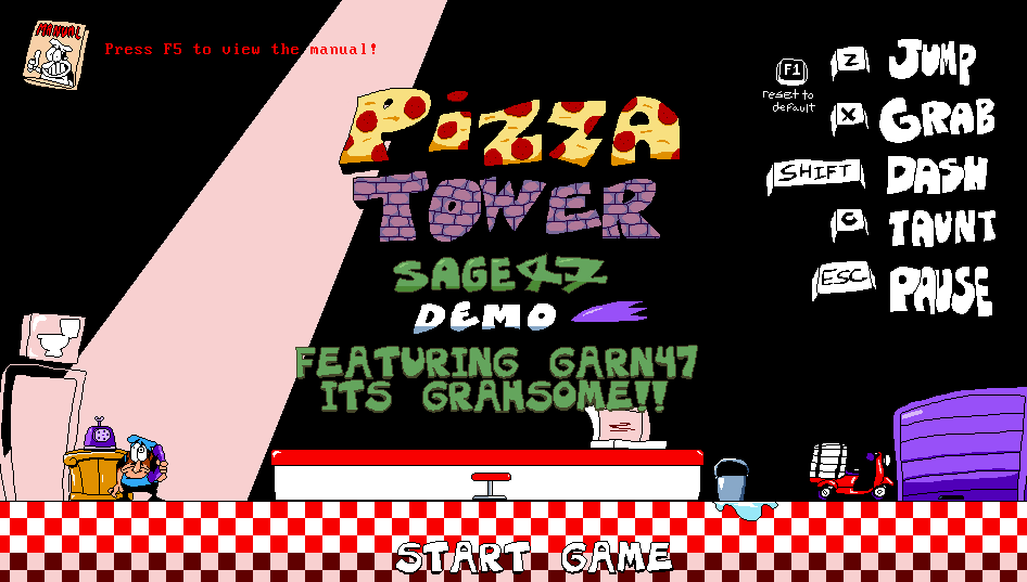 pizza tower sage: garnular edition