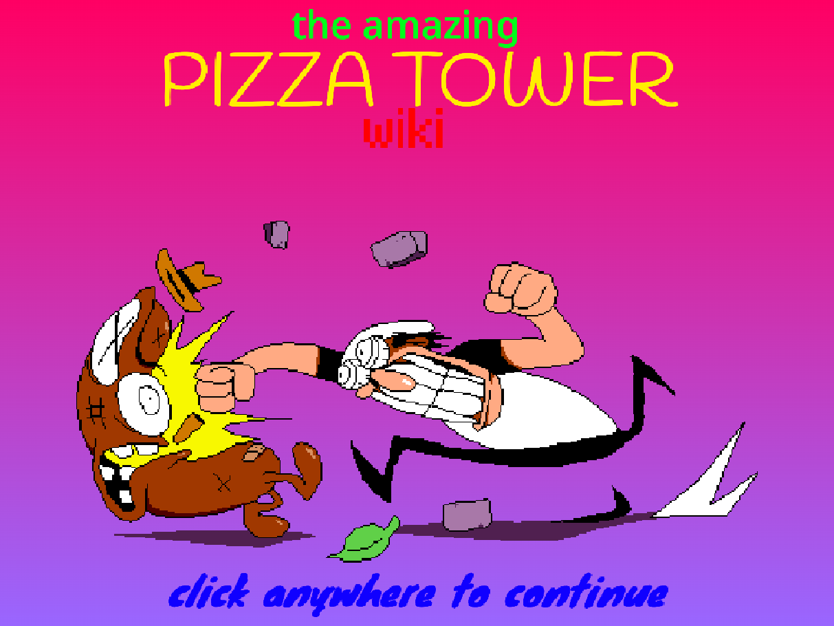 the amazing Pizza Tower wiki