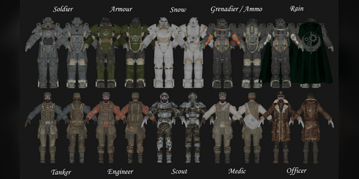 Cover image for Foxhole: Brotherhood of Steel Faction Uniform Mod