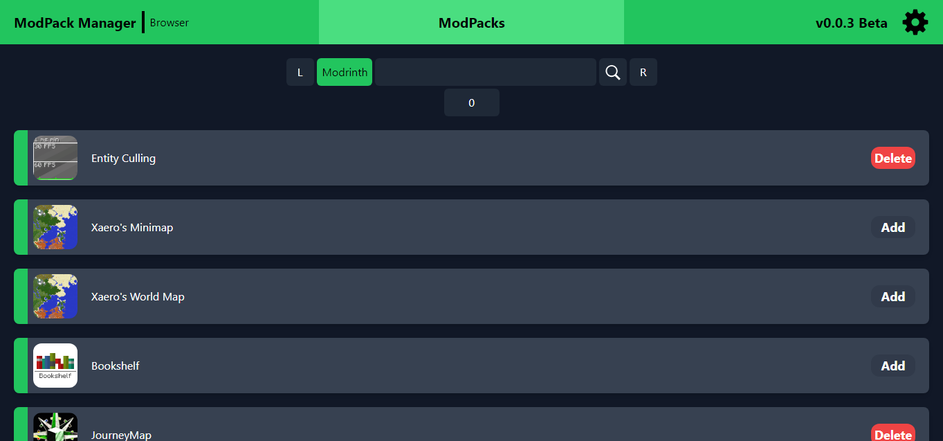 Modpack Manager