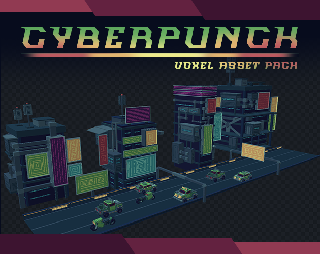 Cyberpunk - Voxel asset pack