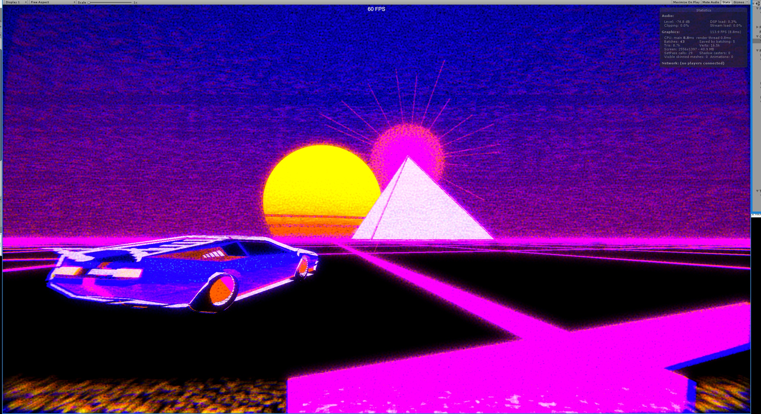 synthwave 80s neon thing