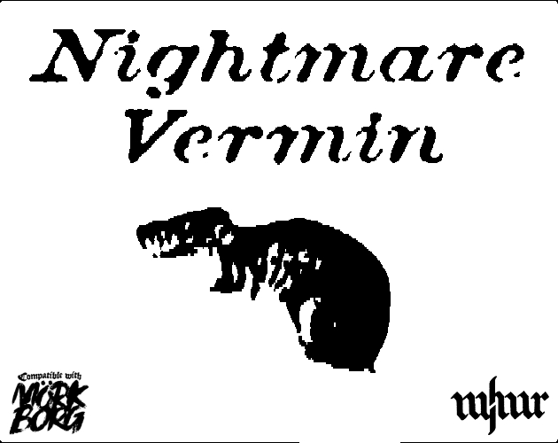 Cover image for Mörk Borg - Nightmare Vermin