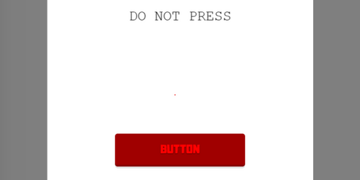Cover image for Don't Press the Button