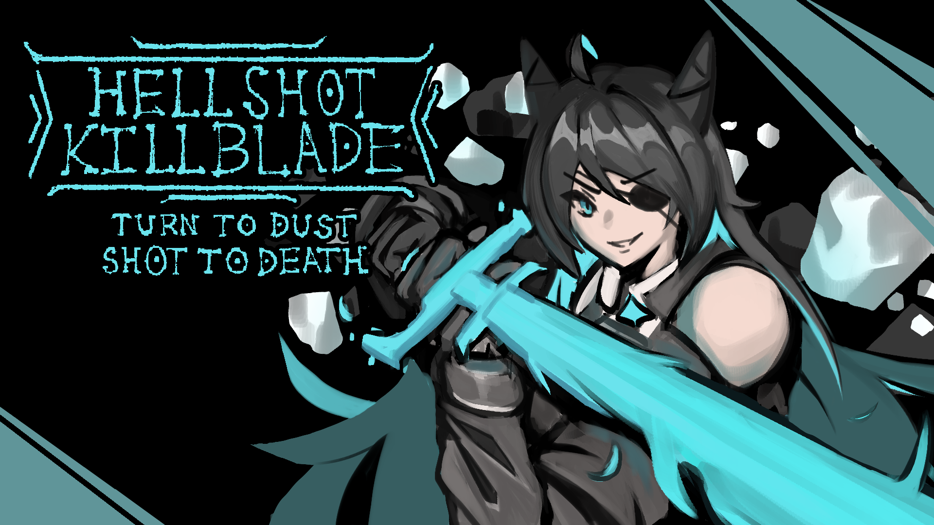 Cover image for HELLSHOT KILLBLADE: ~TURN TO DUST; SHOT TO DEATH~