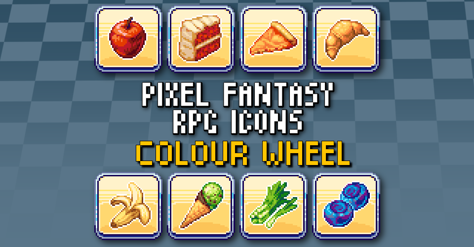 PIXEL FANTASY RPG ICONS - Colour Wheel